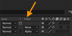 After Effects Attribute Preserve Transparency