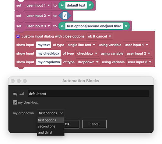 Ae Scripting Creating a User Interface