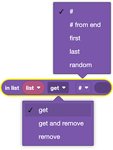 Block lists_getIndex