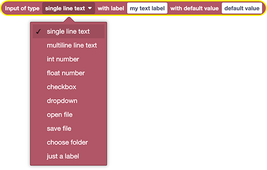 Block input_arg